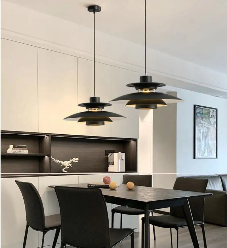 Suspension Macaron Ronde Abat-Jour Ø30 cm E27 4 Couleurs Cuisine Chambre